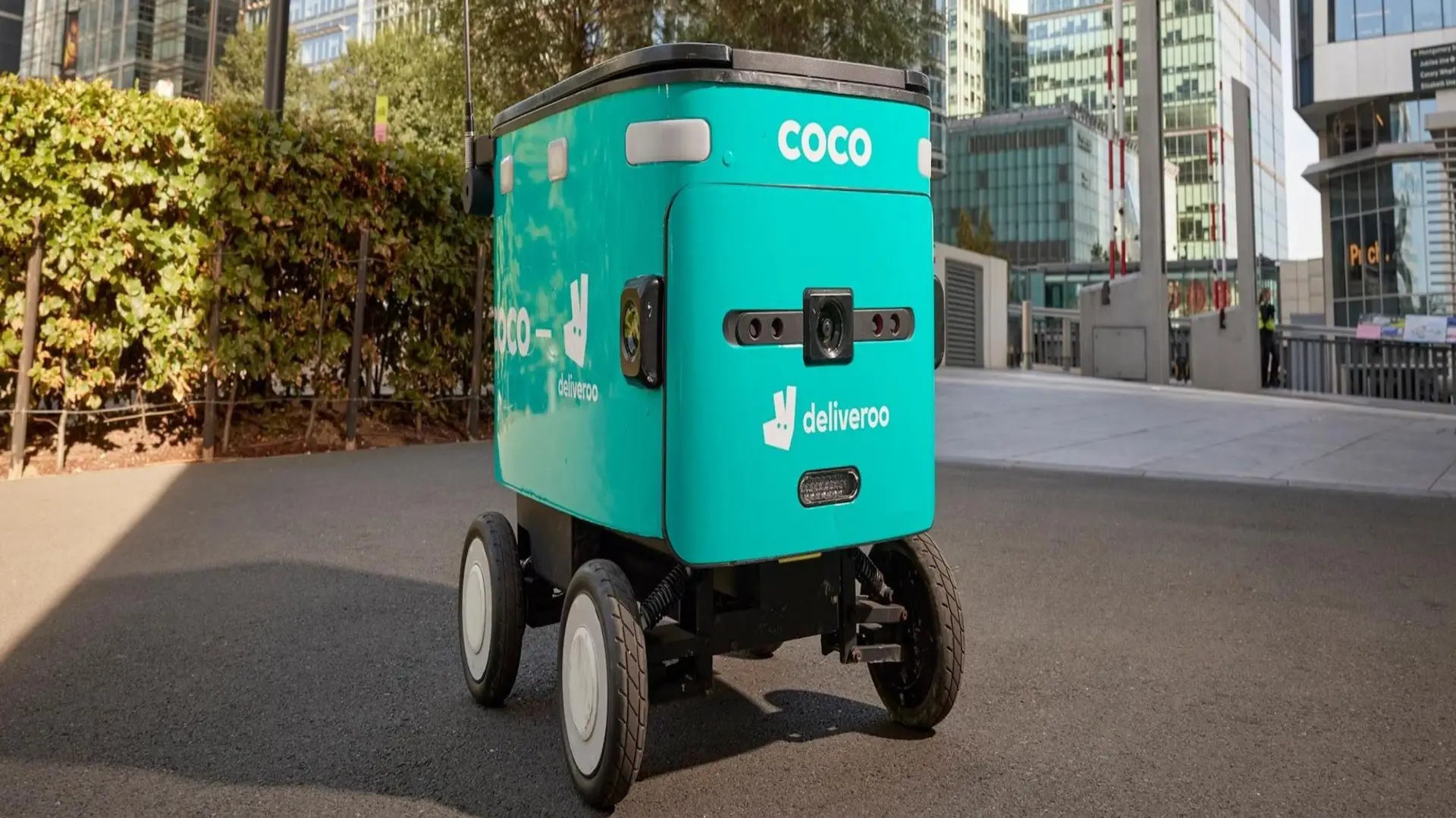 Roboti na pločnicima Canary Wharfa uskoro će dostavljati hranu
