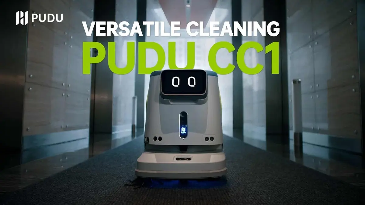 Prizor iz videa: PUDU CC1 Pro robot za čišćenje